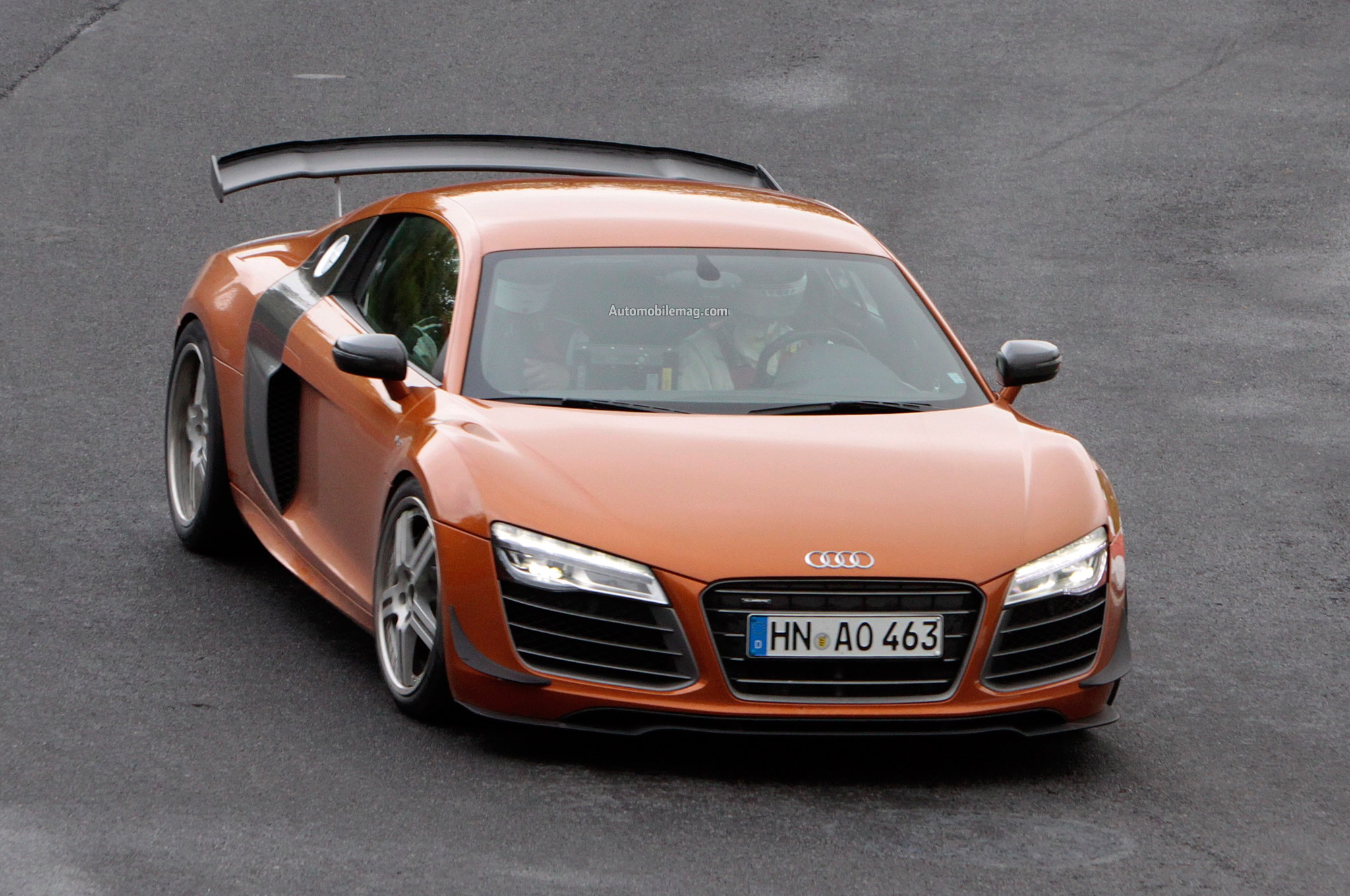 Spied Audi R8 GT Testing On Track