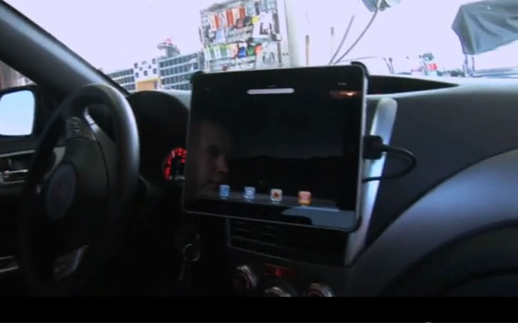 Scosche Demonstrates New Apple Ipad In Car Mount Kit