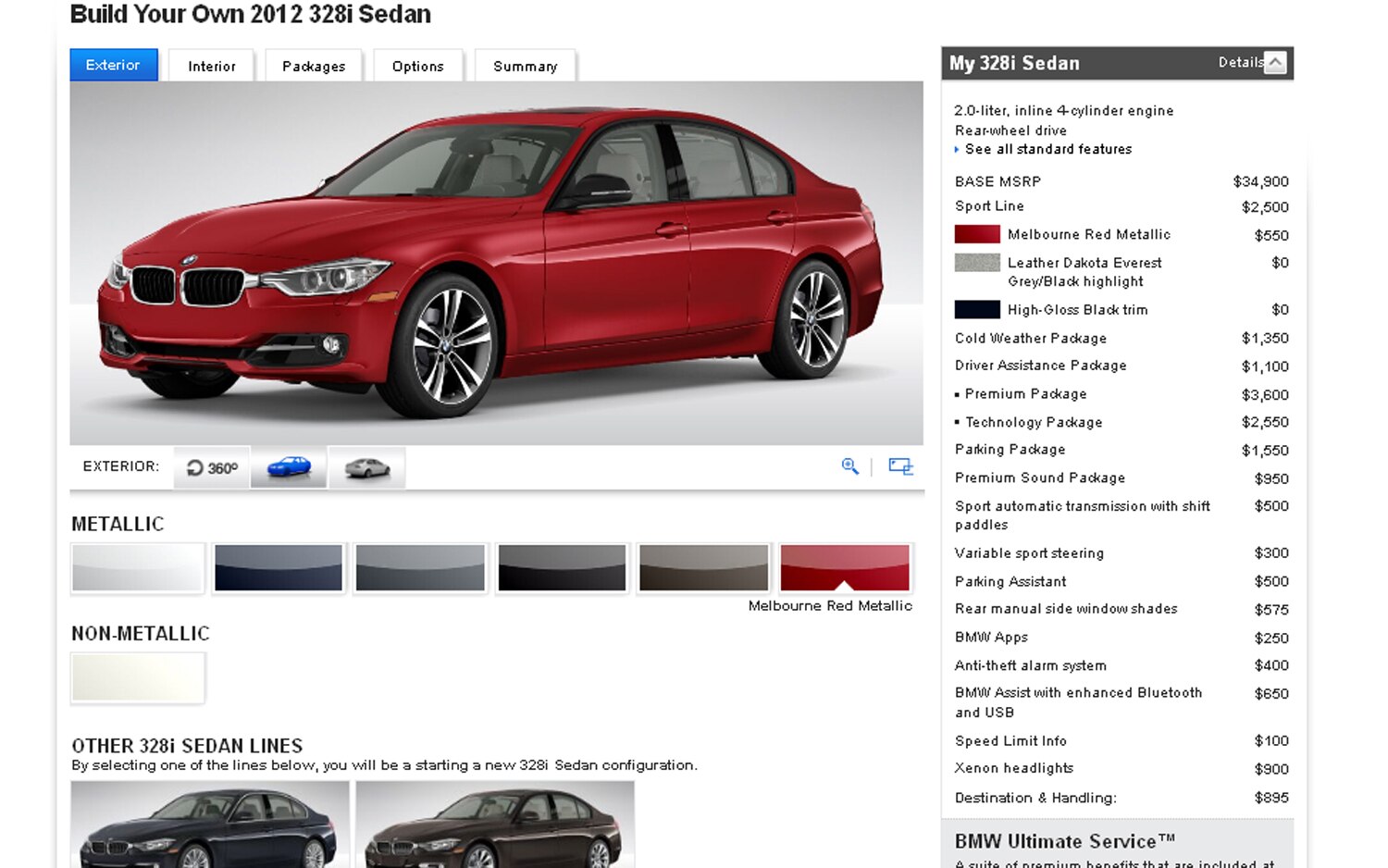 Bmw car configurator