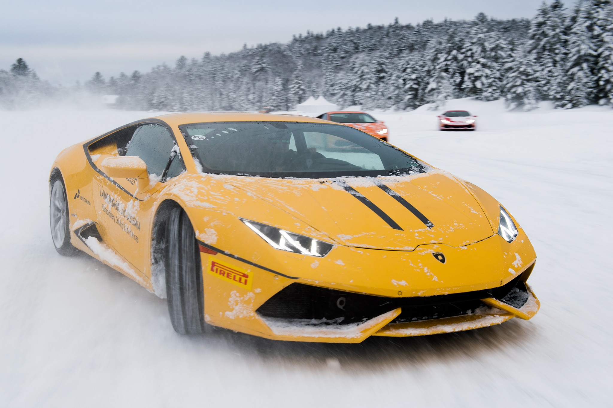 Learn to Drift Lamborghinis at the Winter Accademia