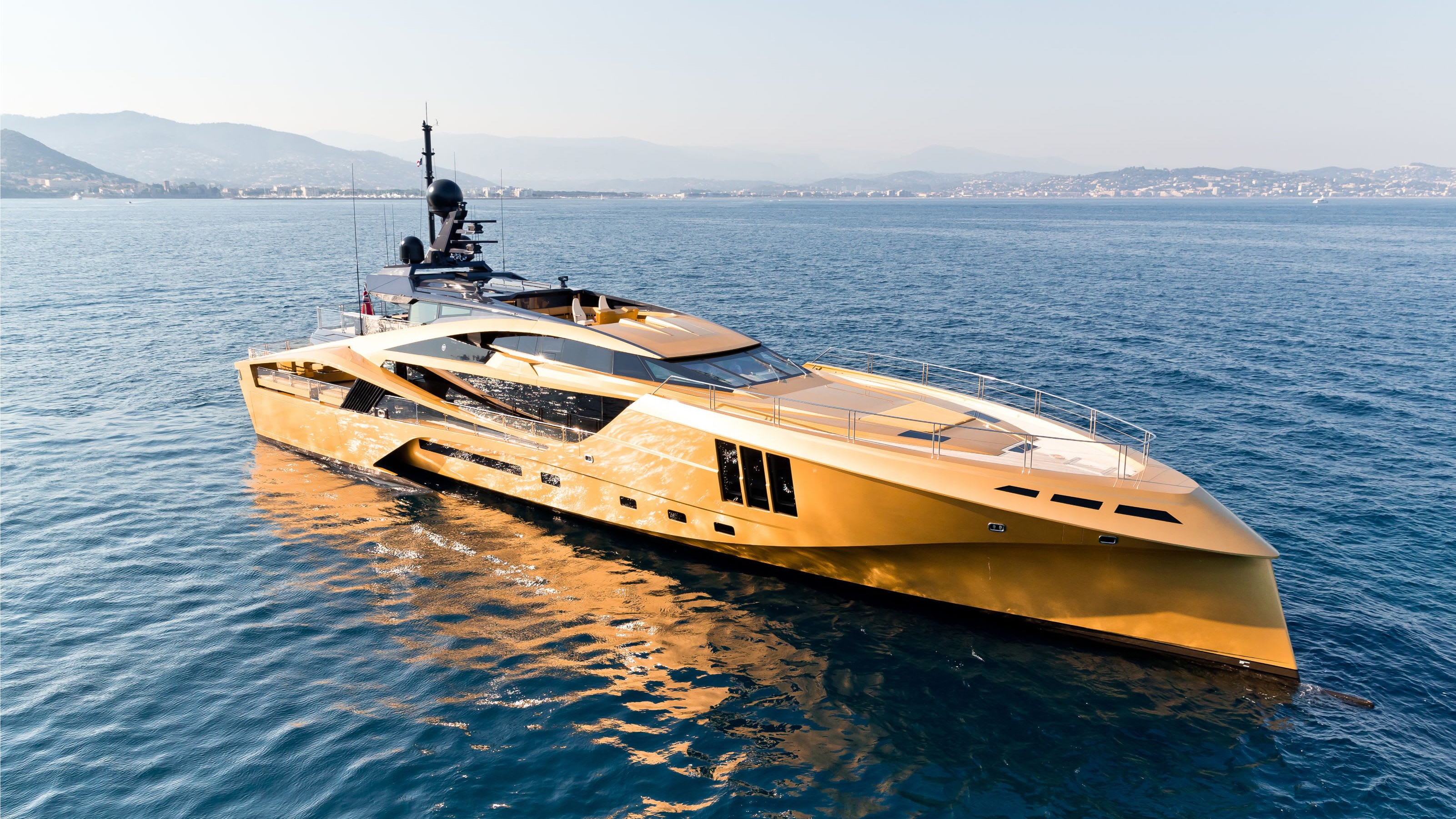 Have A Spare 30 Million Spend It On This Literally Golden Yacht